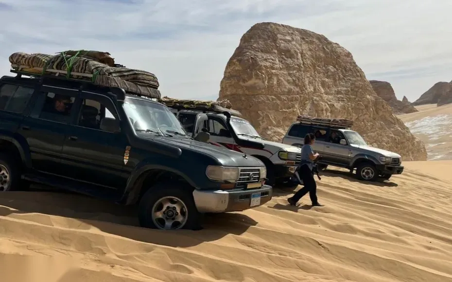 Bahariya Oasis Hot Springs & Black Desert Tour — view 3