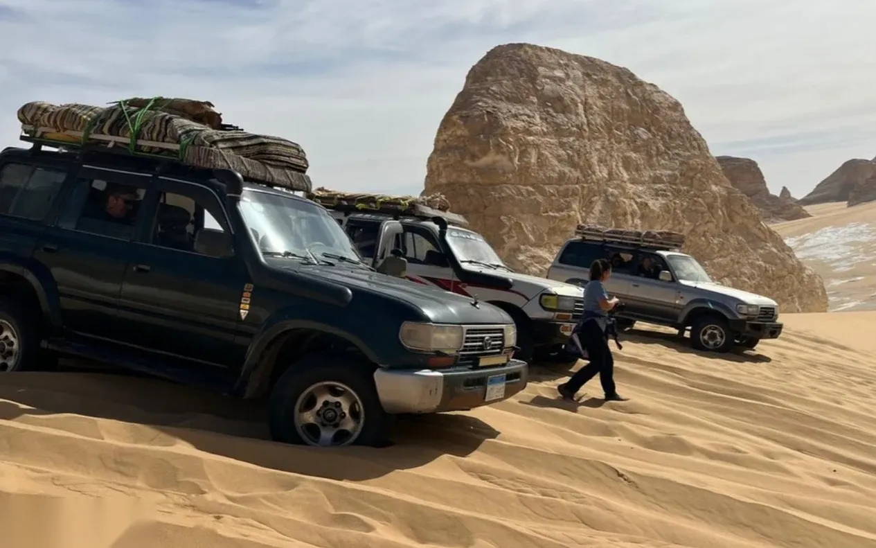 Bahariya Oasis Hot Springs & Black Desert Tour — view 4